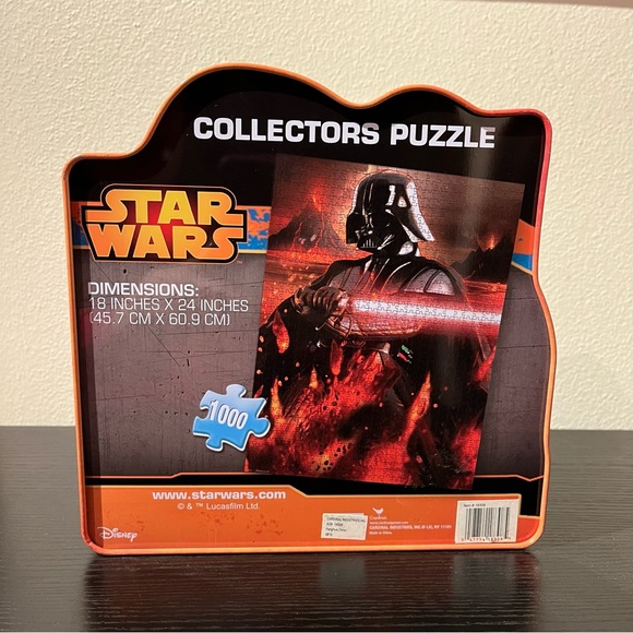 Disney 1000 Piece Jigsaw Puzzle Star Wars Collectors Puzzle Darth Vader - Picture 3 of 8